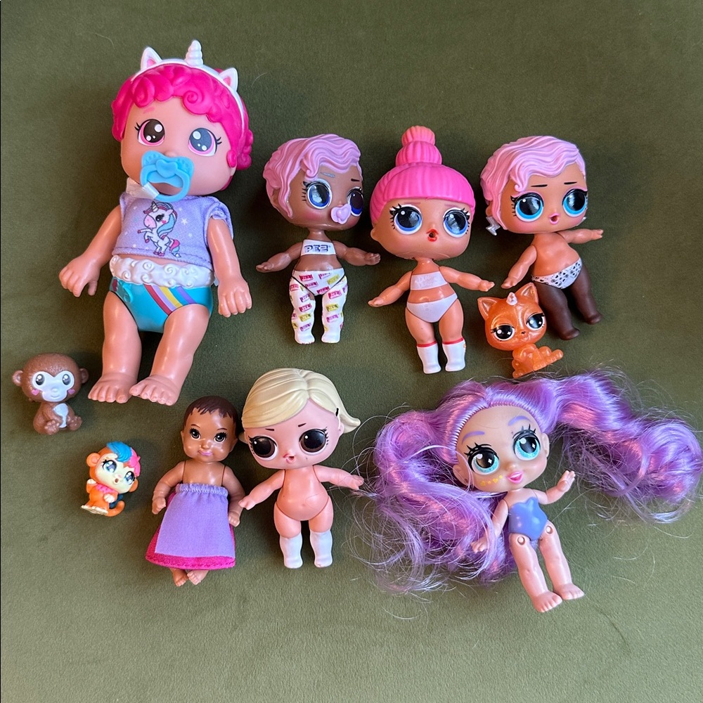 Colorful Doll Set with Accessories